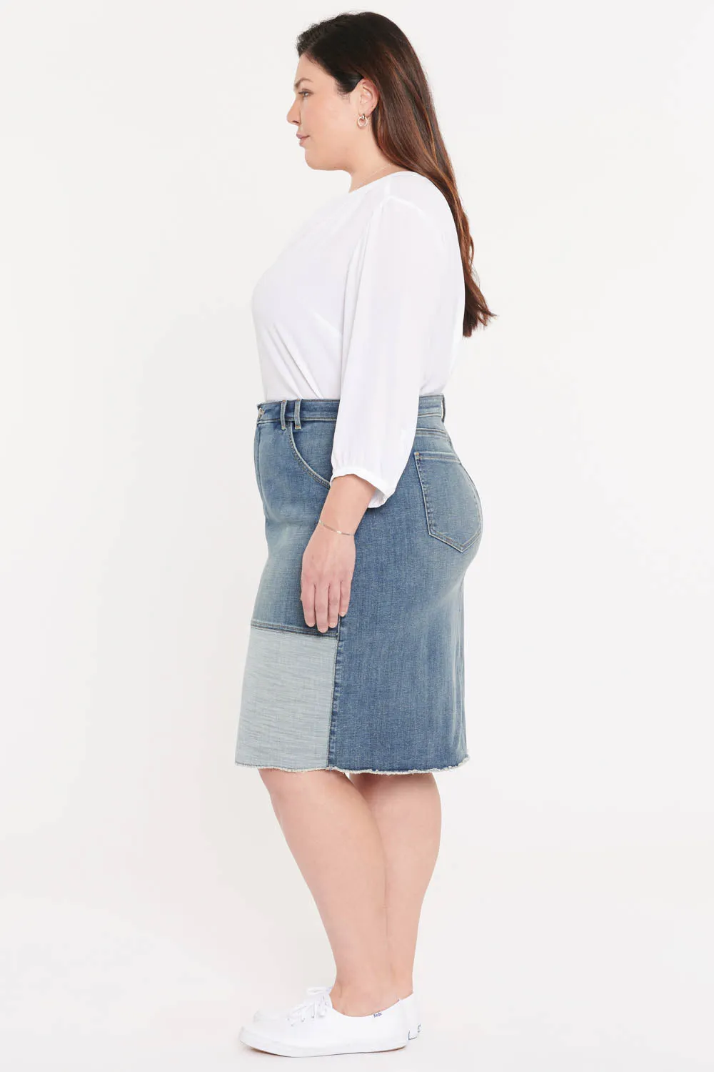 Midi Skirt In Plus Size - Clean Seline