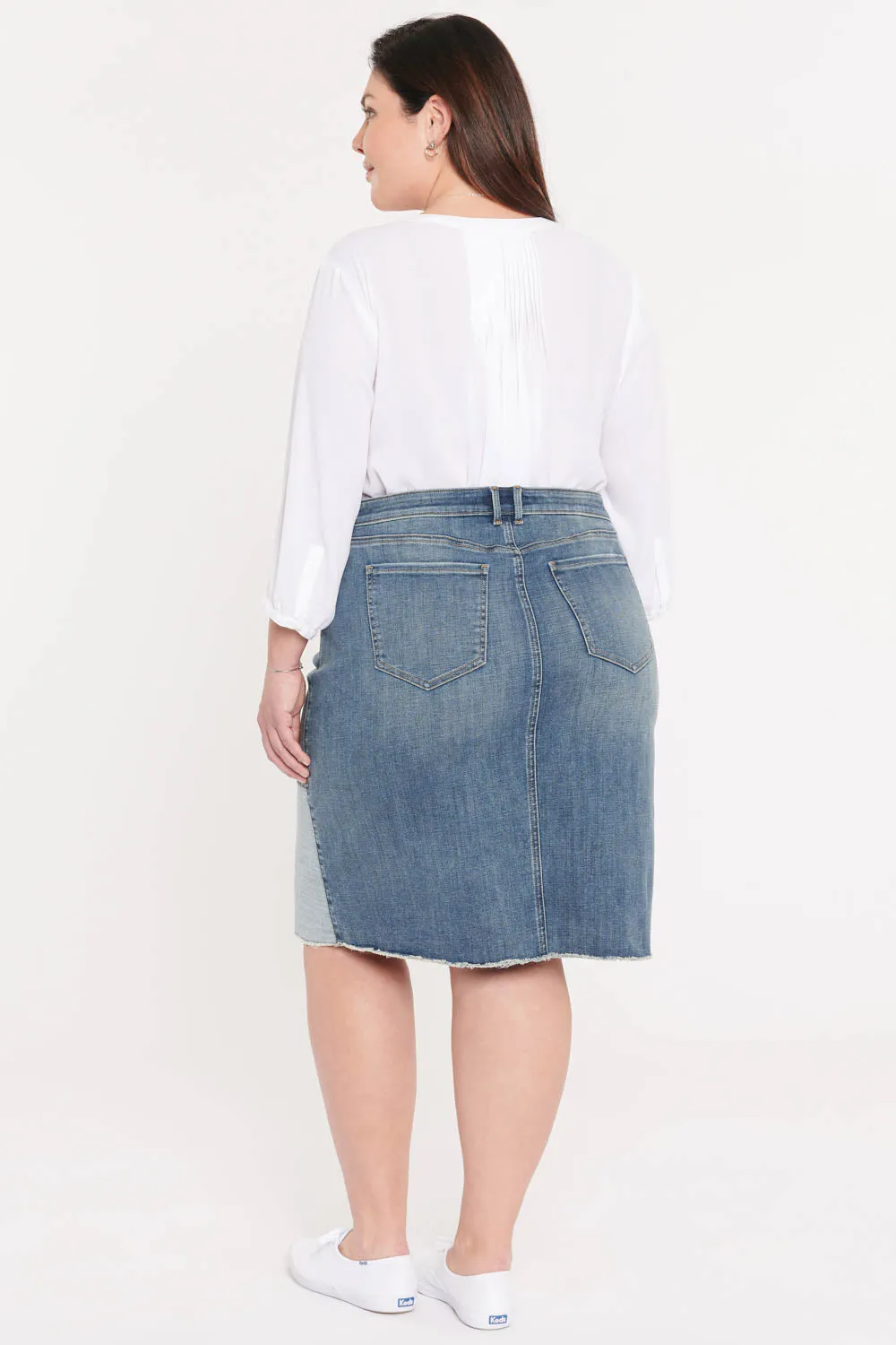 Midi Skirt In Plus Size - Clean Seline