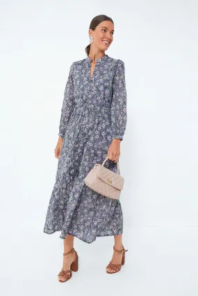 Midnight Wildflower Organic Frances Dress 3