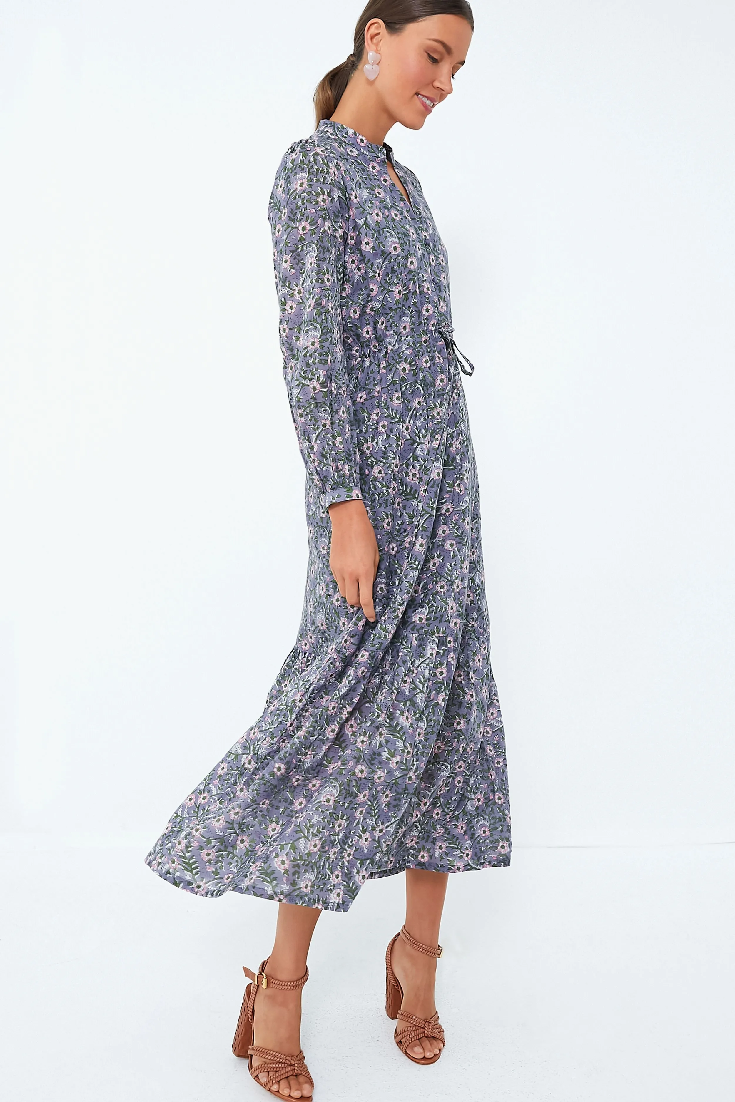 Midnight Wildflower Organic Frances Dress 3