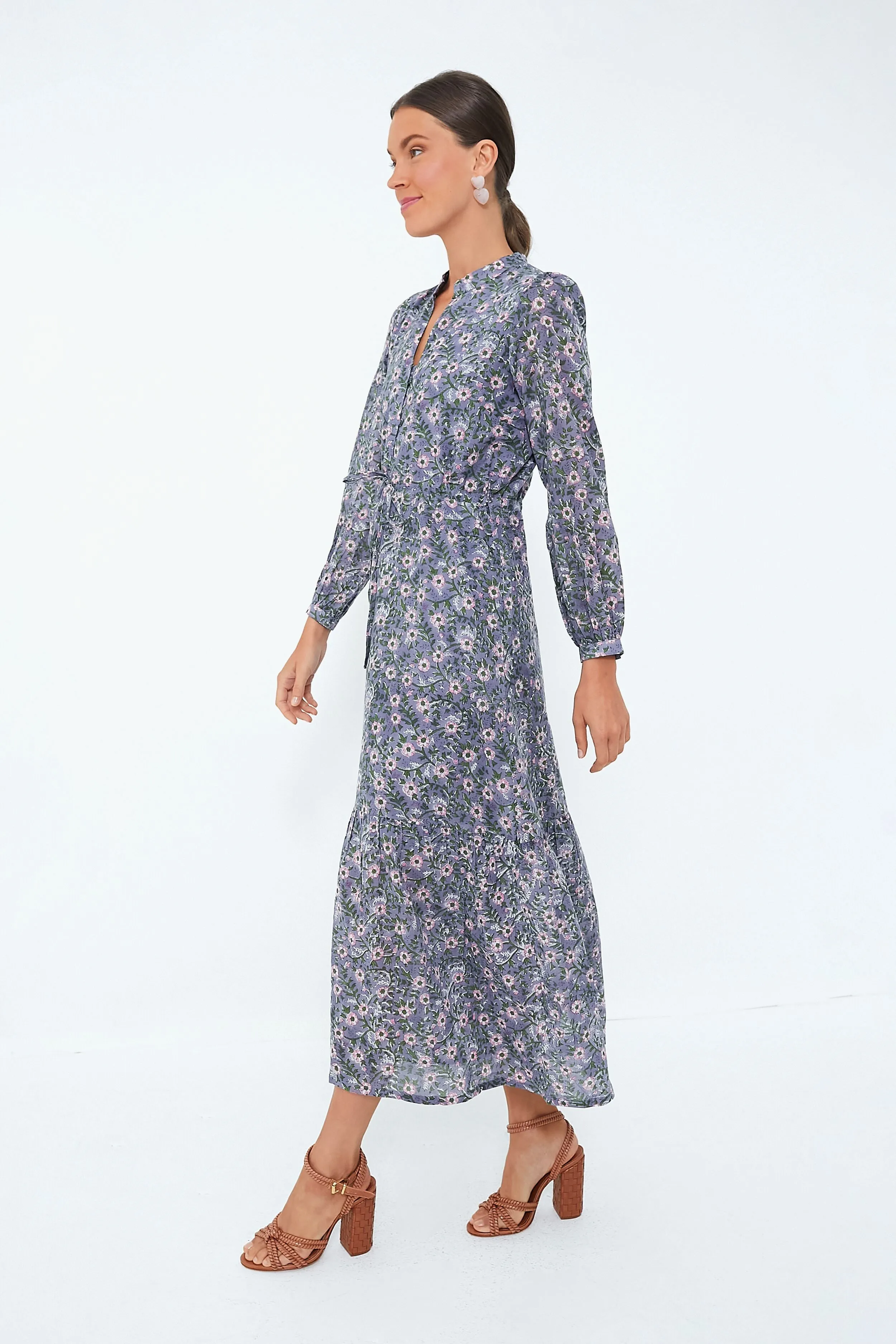 Midnight Wildflower Organic Frances Dress 3