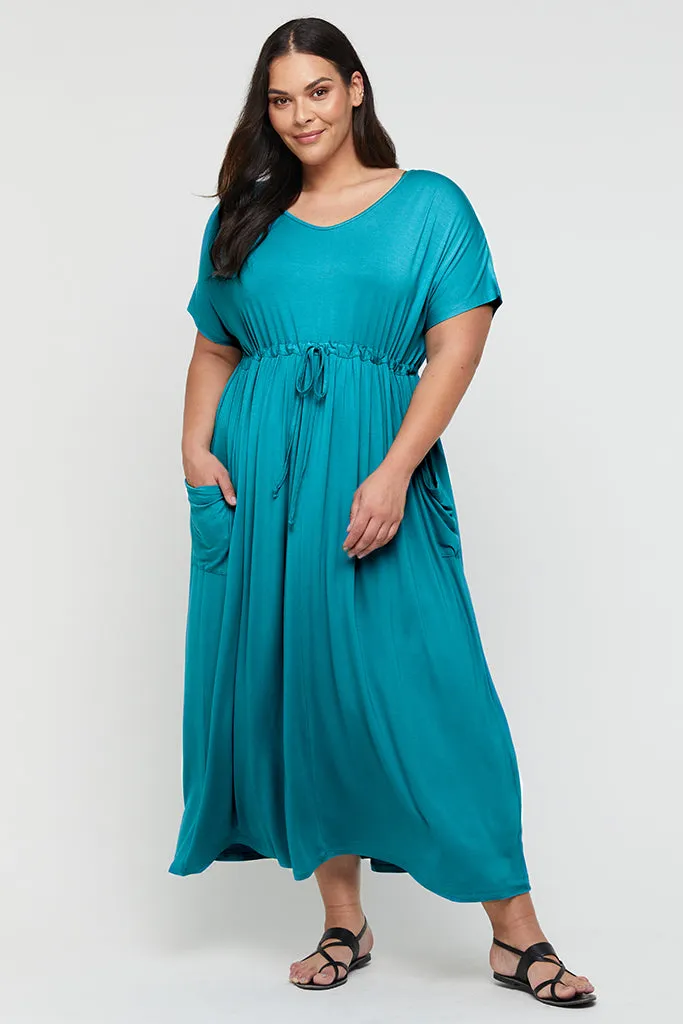 Mila Maxi Dress - Teal