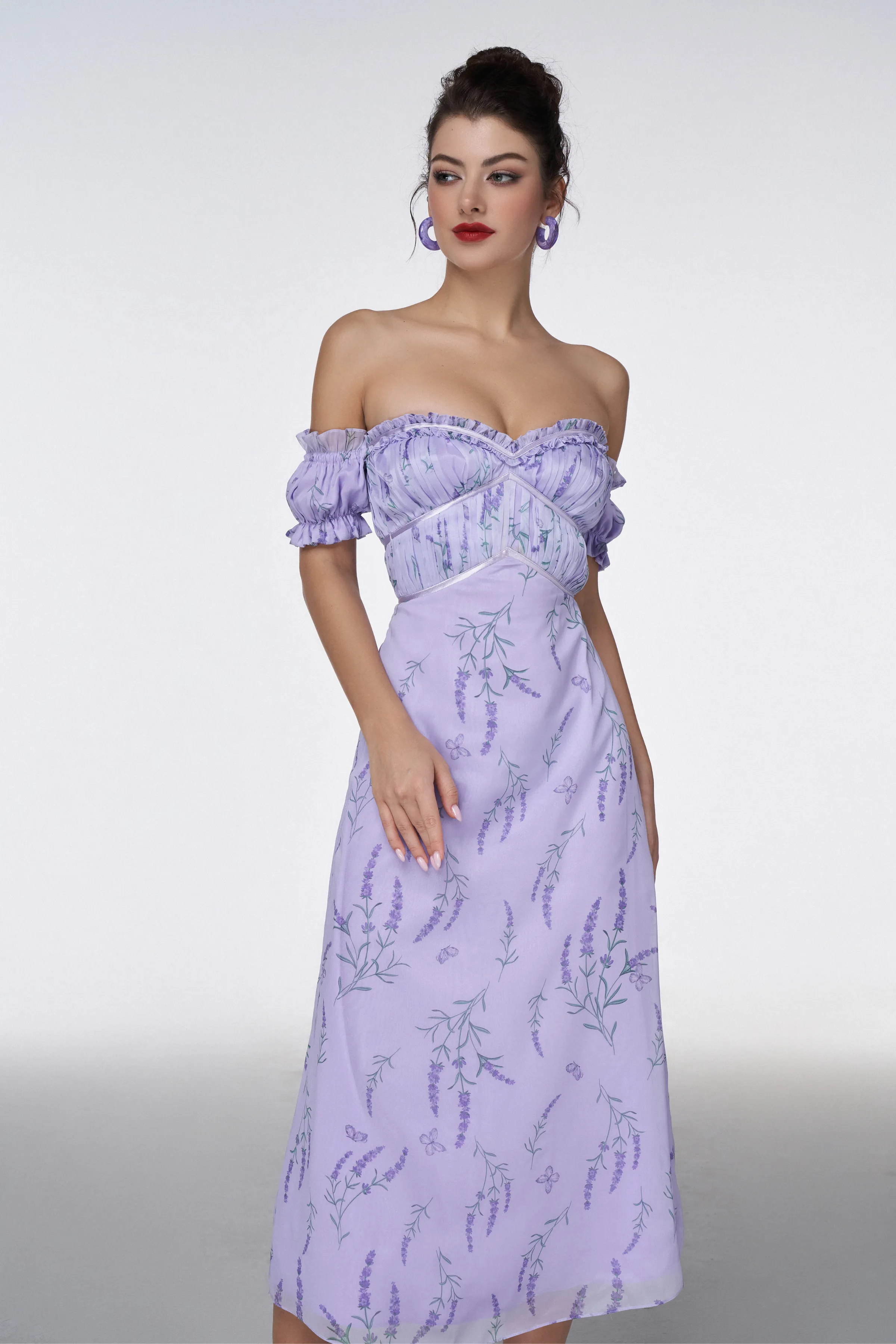 Miss. Wisteria Midi Dress