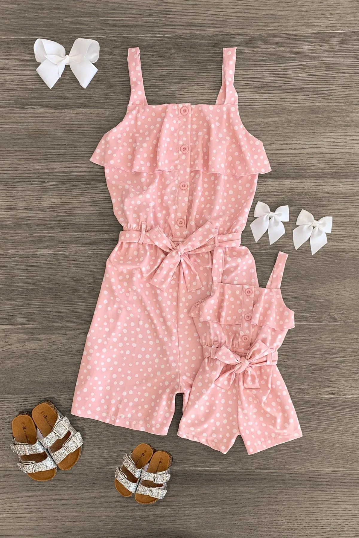 Mom & Me - Polka Dot Romper