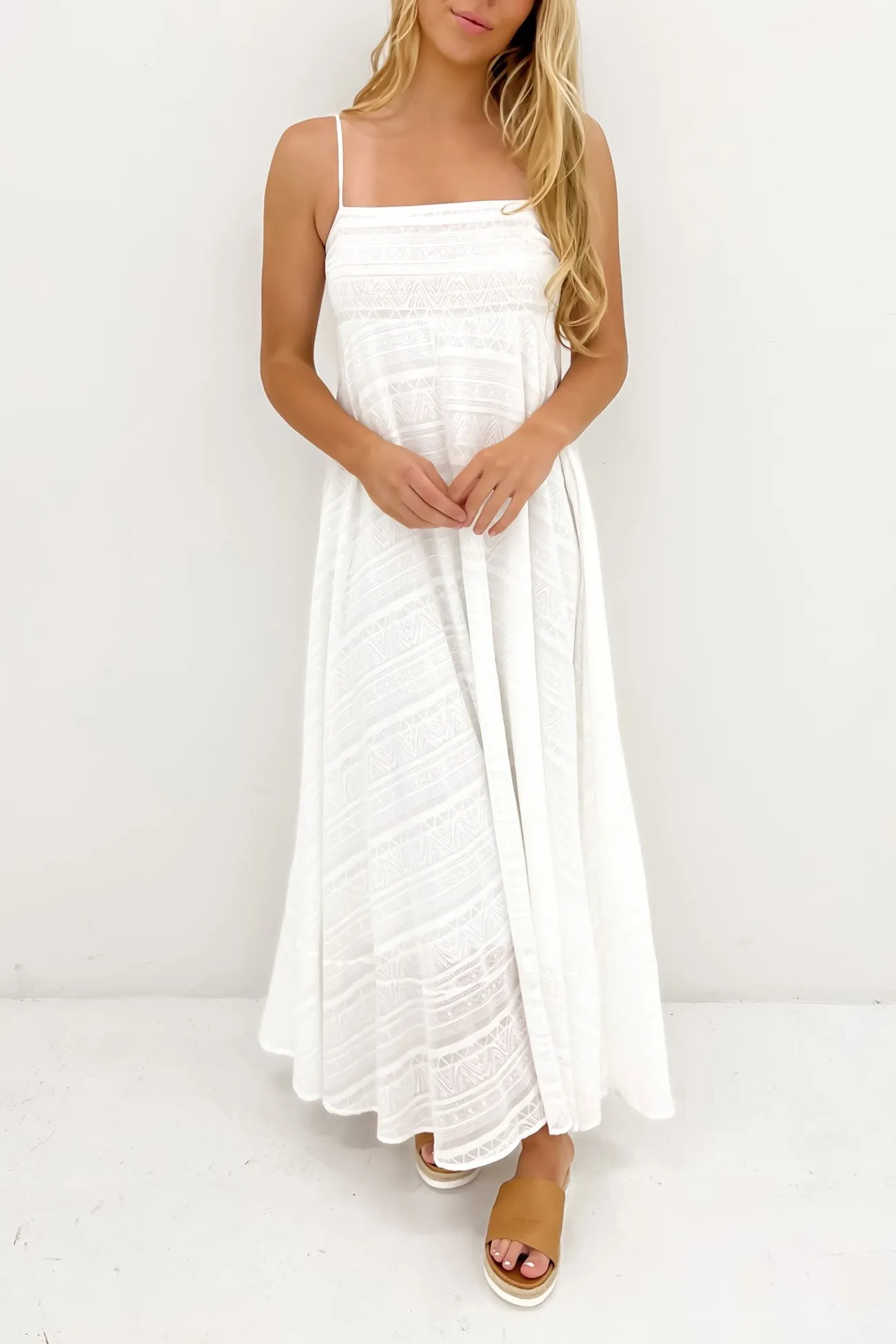 Nara Maxi Dress White