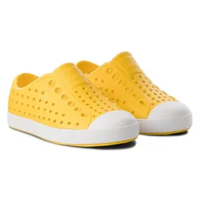 Native Jefferson Shoes Crayon Yellow/Shell White