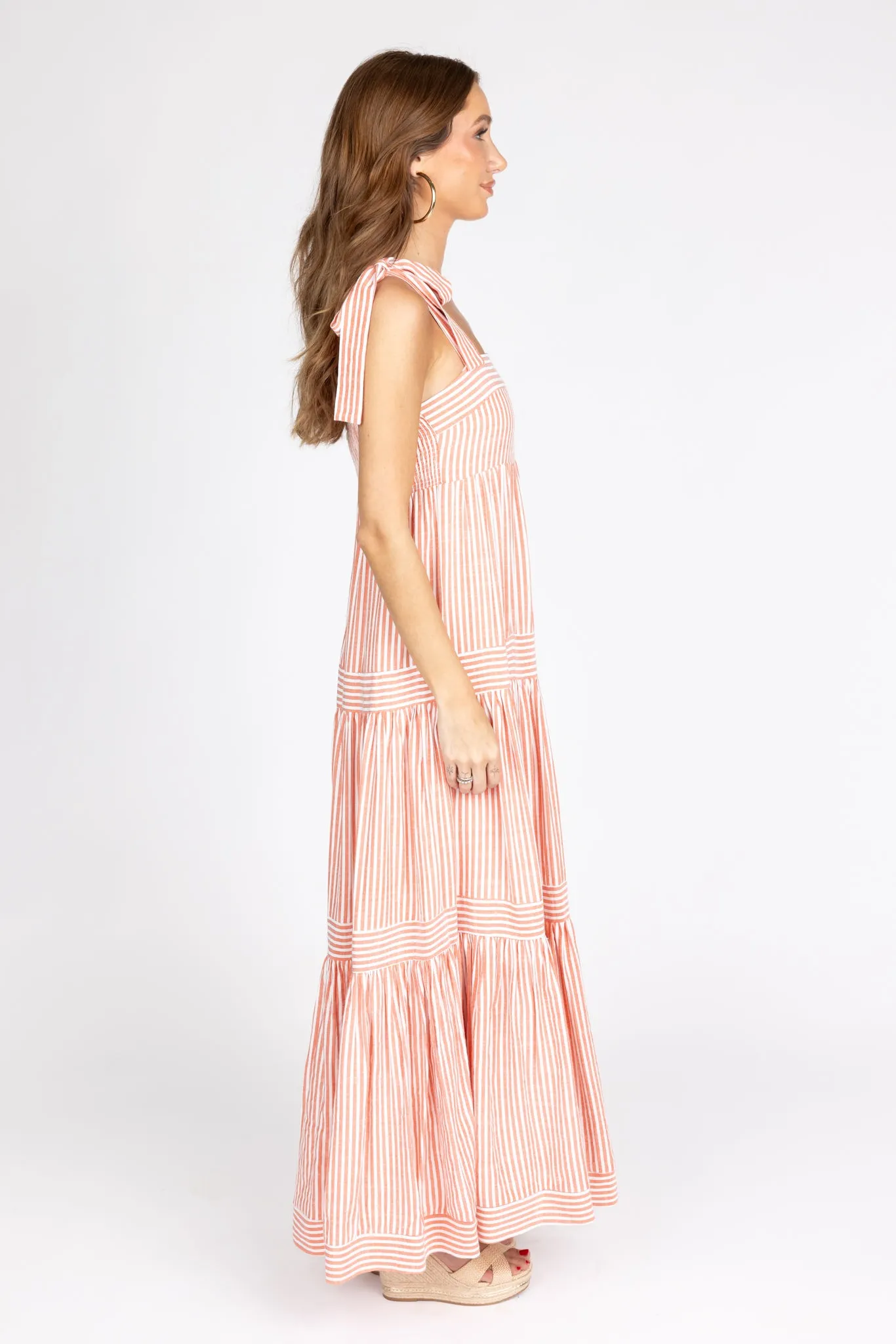 Nellie Dress- Coral