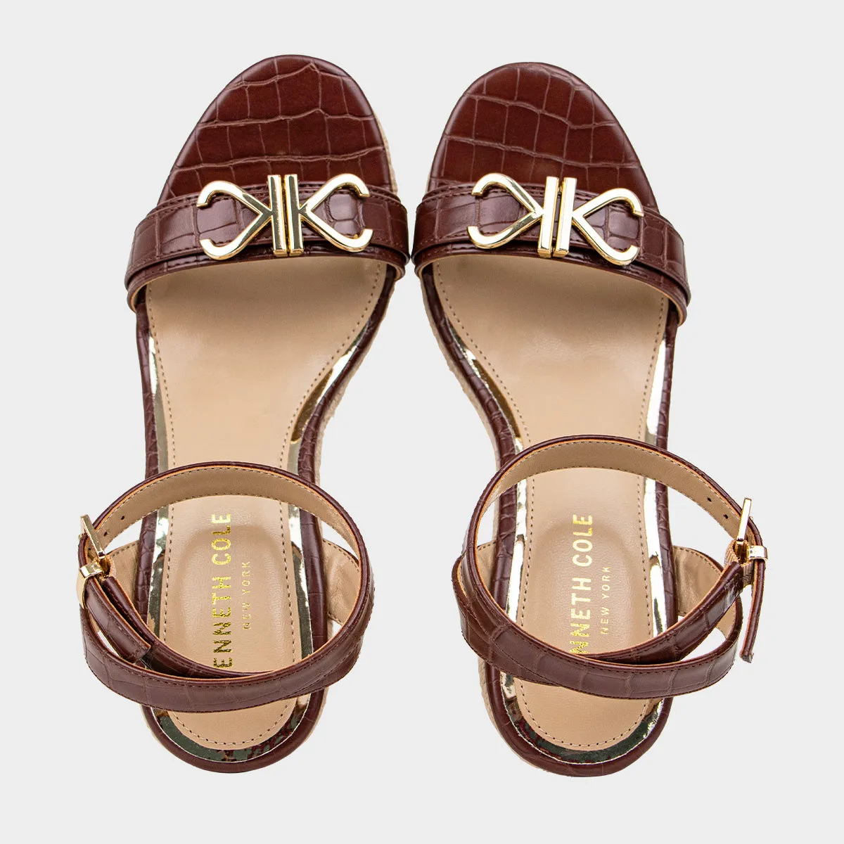 Noelle Kc Buckle Ankle Plataforma Casual Para Mujer