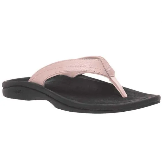 Olukai Women's 'Ohana Sandal - Petal Pink/Black 20110-3P40