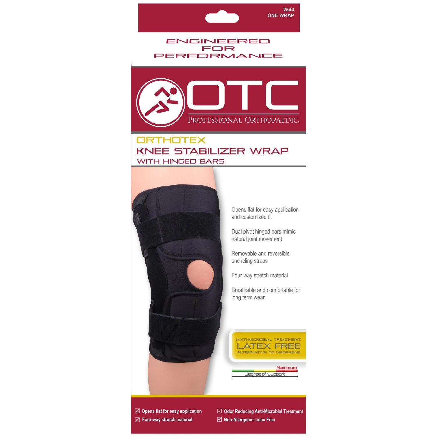 OTC KNEE WRAP ORTH HINGED - 2544