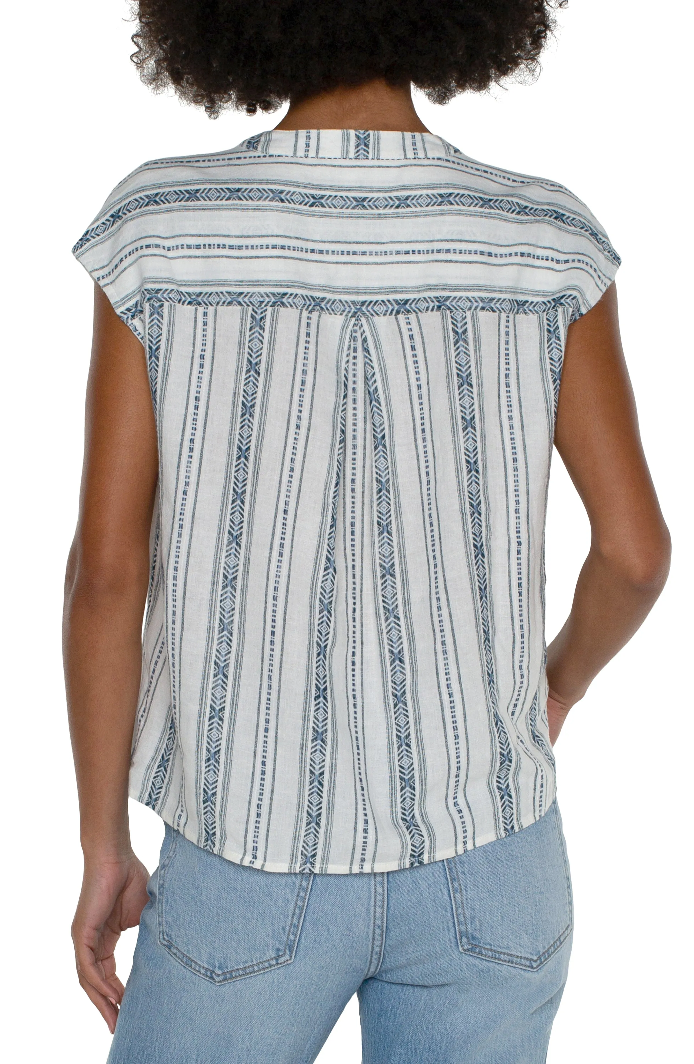 PETITE WOVEN DOLMAN TOP