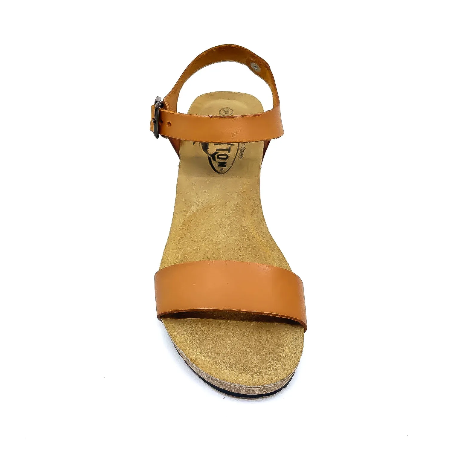 Plakton 363023 Tan Wedge Sandals