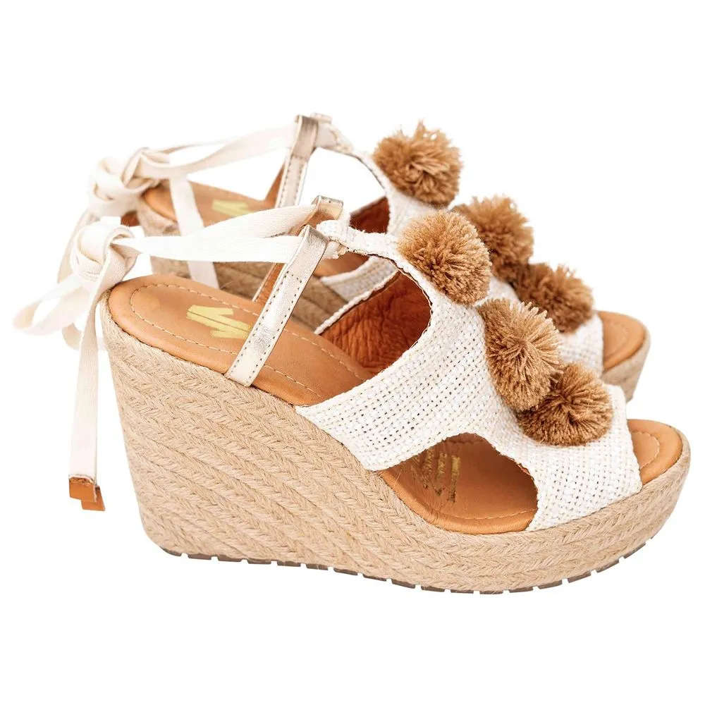 Platform Espadrille Silva Cobos Carioca Beige