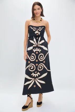 Preco Black and White Lucena Dress