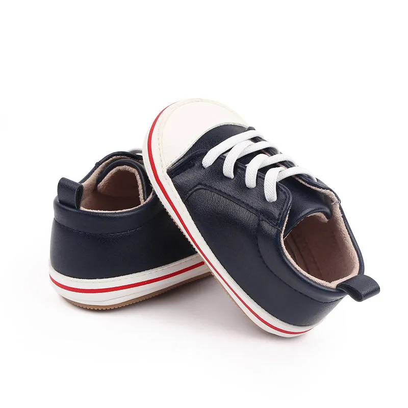 Riley Soft Sole Shoes - Navy