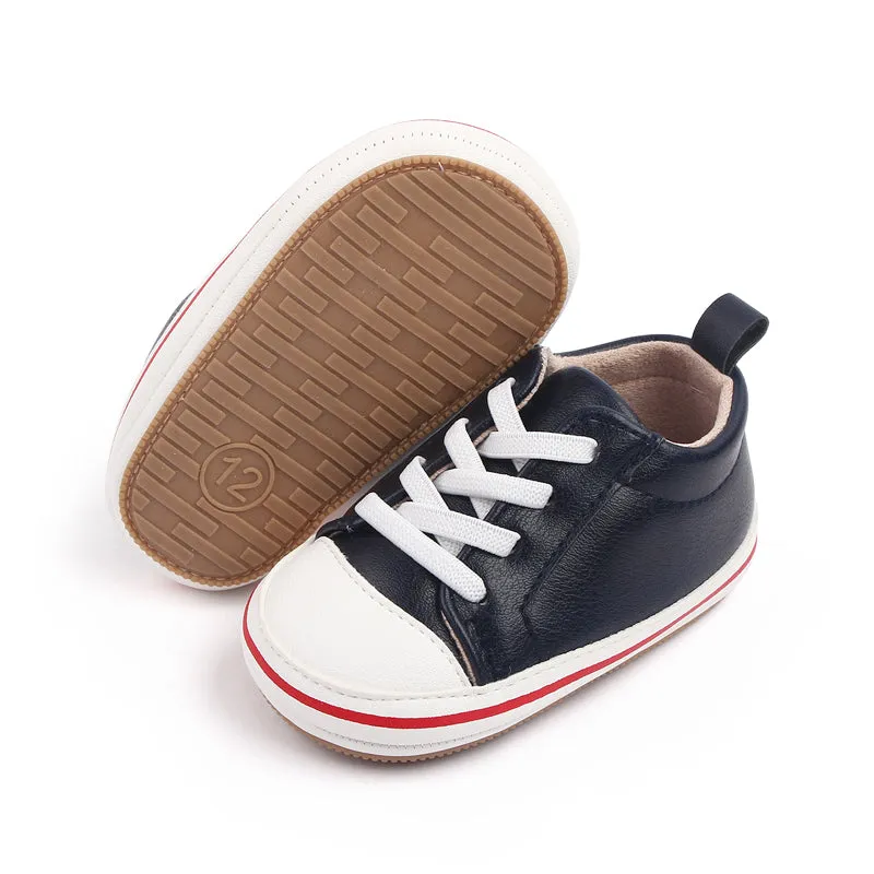 Riley Soft Sole Shoes - Navy