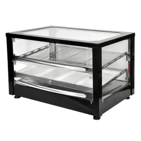 Roller Grill Self Serve Heated Display Cabinet Black Finish WD780SN-SS - HW158