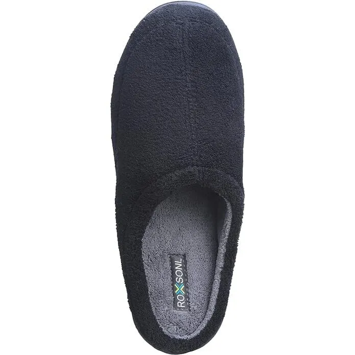 Roxoni Men's Slipper Cozy Clog Durable Comfort Slip On House Shoes