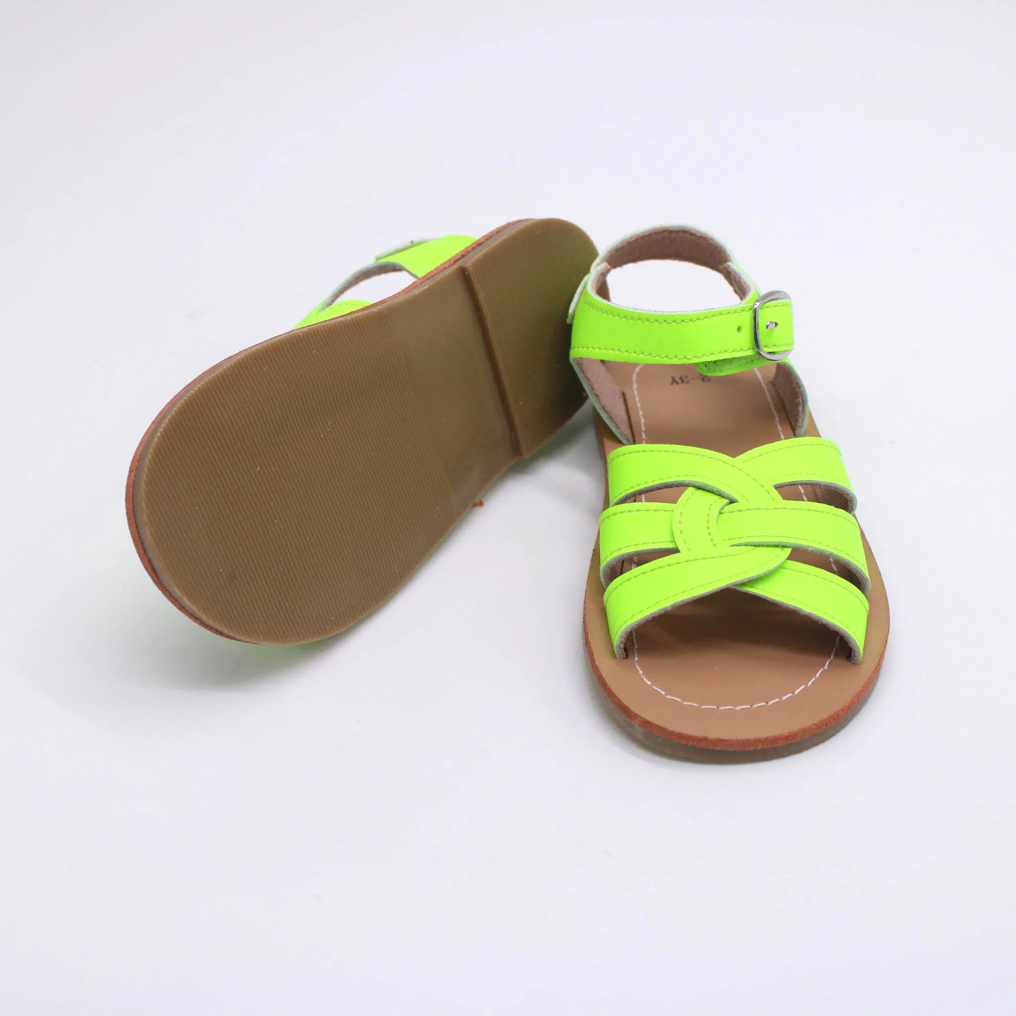 RTS: Vegan Leather Strappy Sandals-