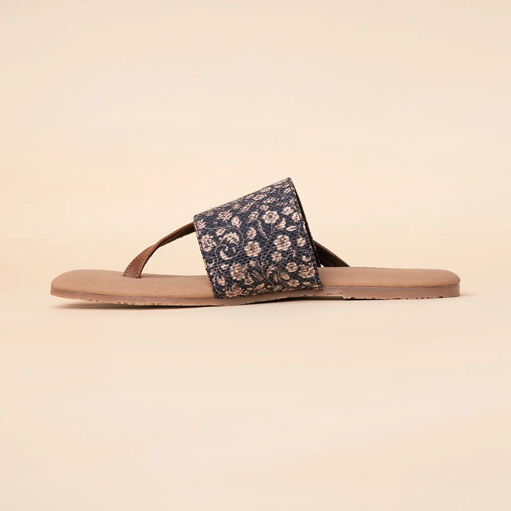 Sanjan Jaali Side Toe Flats