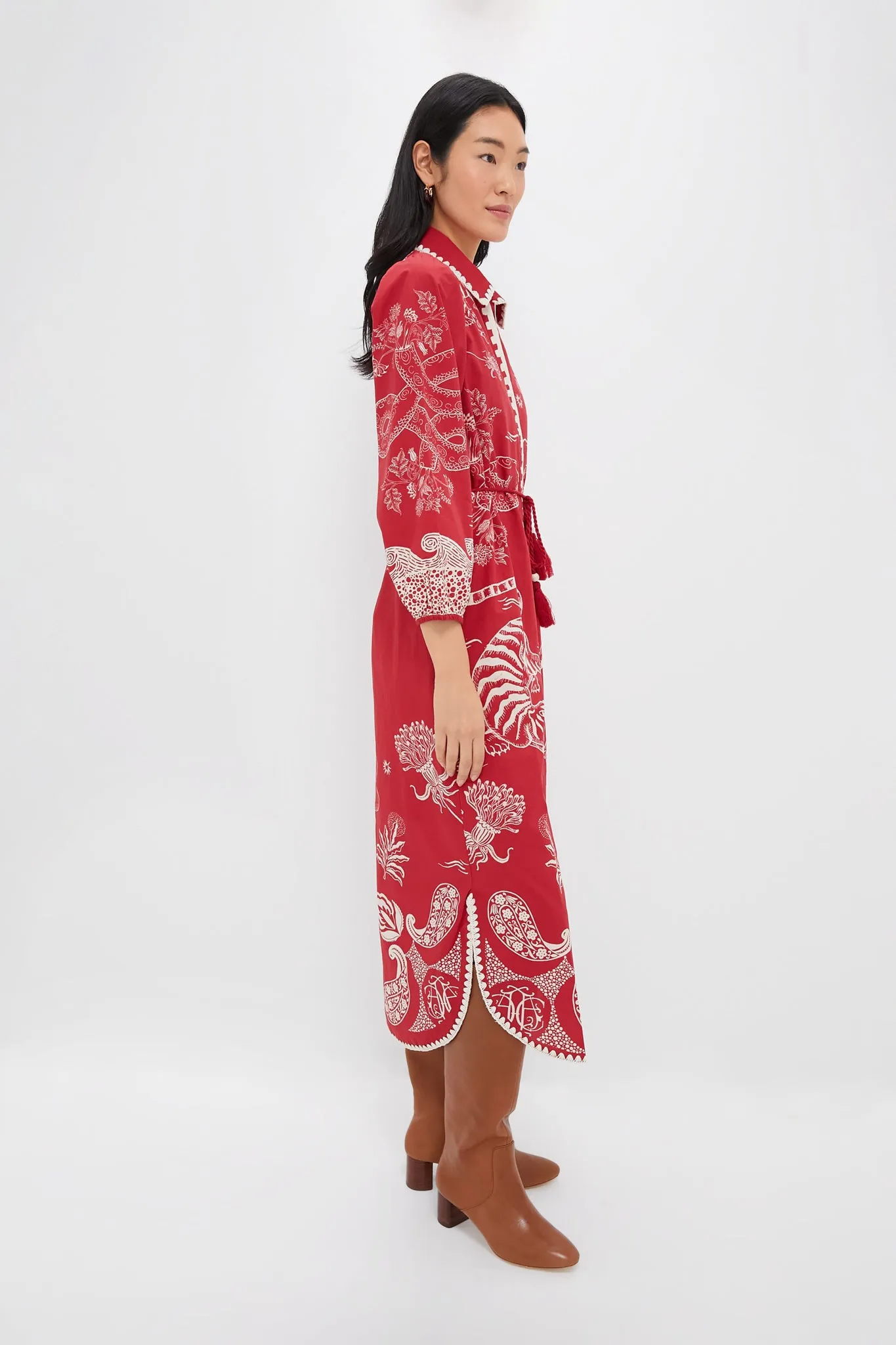 Scarlet Tiger Kathryn Caftan