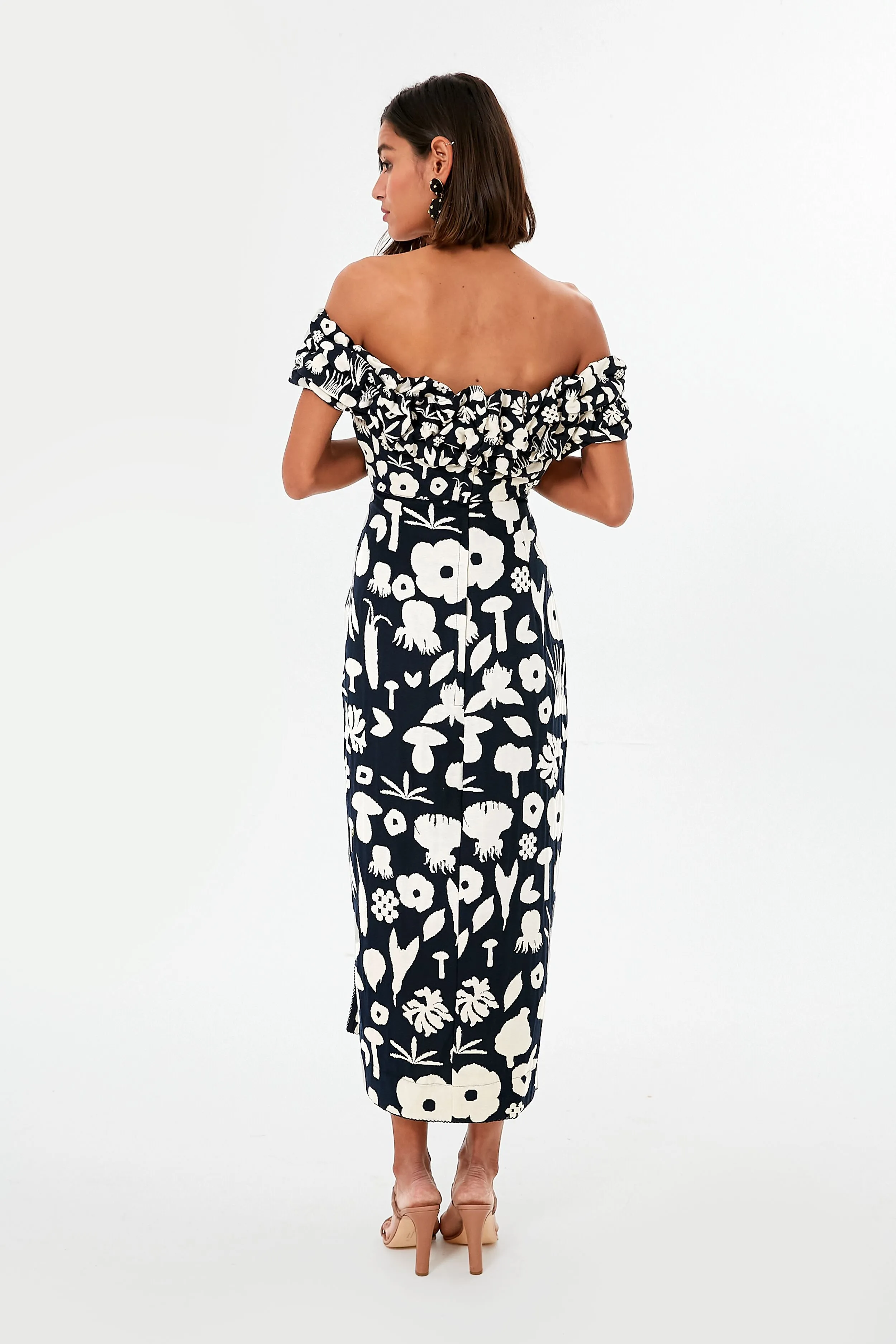 Setas Agave Jacquard Maxi Dress