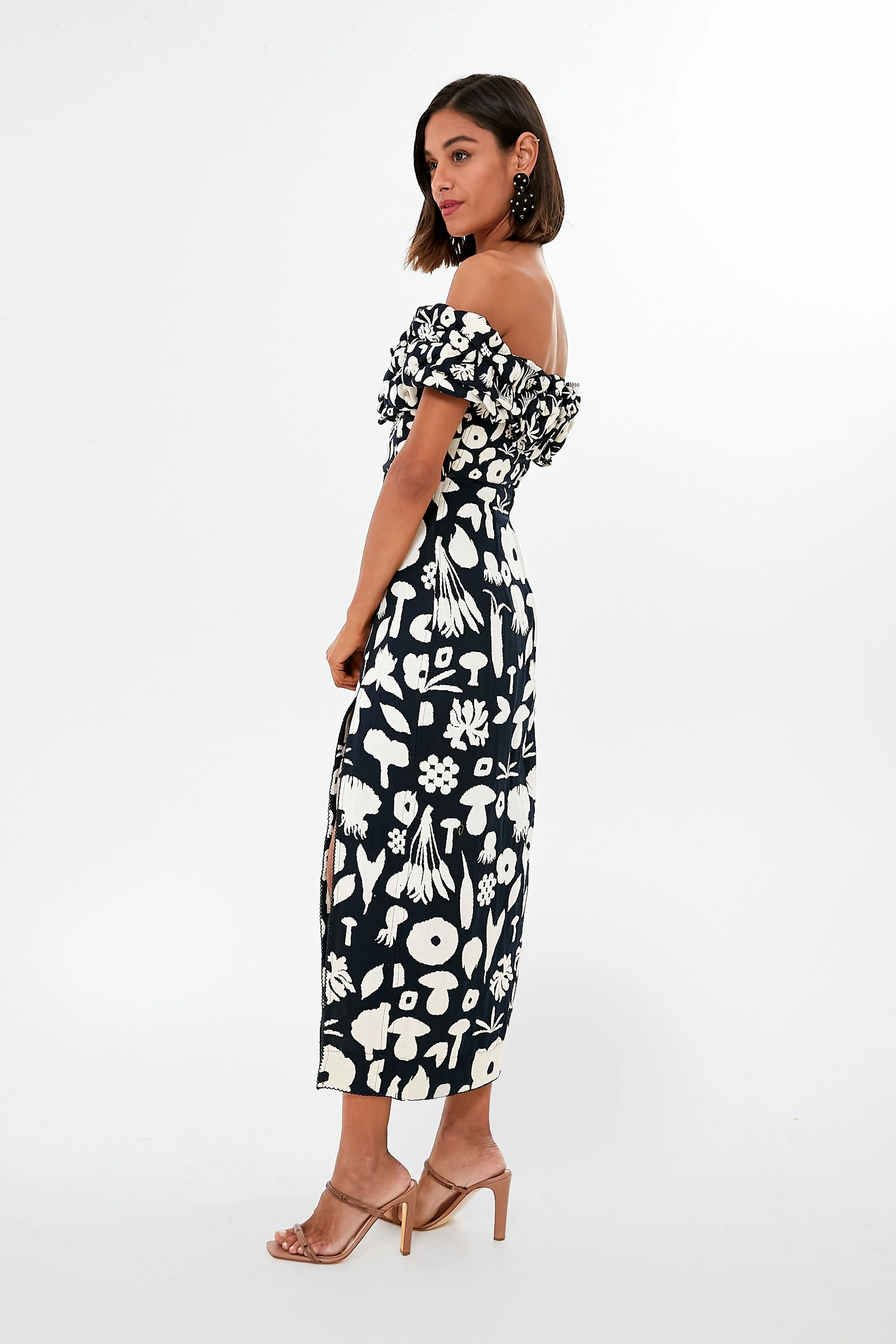 Setas Agave Jacquard Maxi Dress