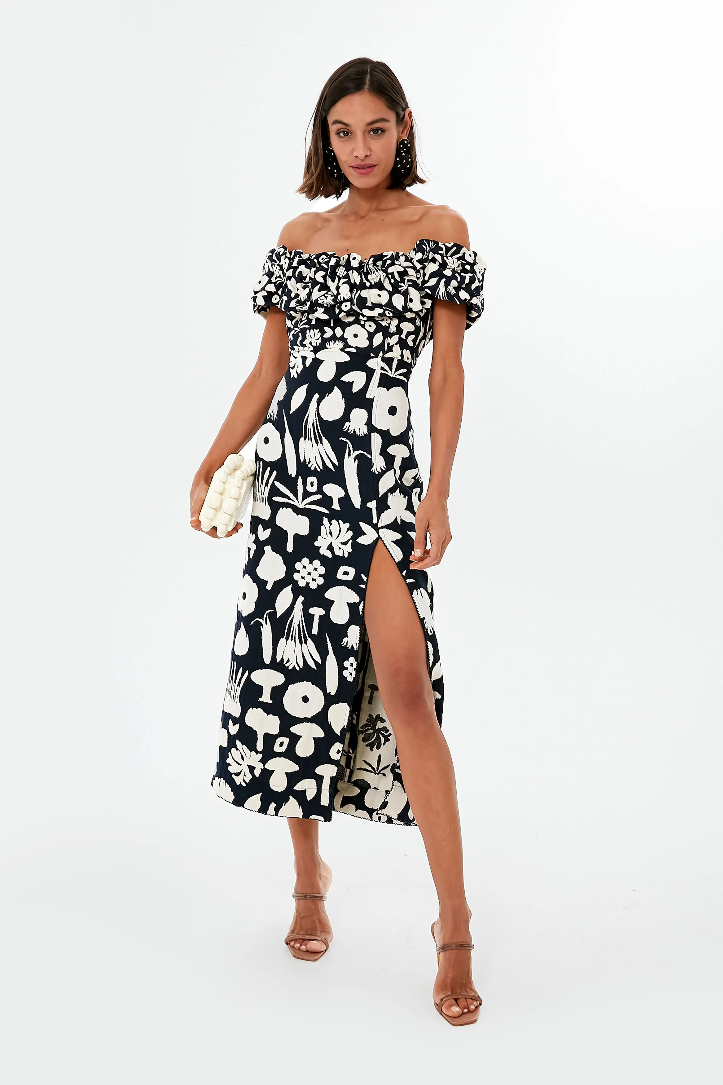 Setas Agave Jacquard Maxi Dress