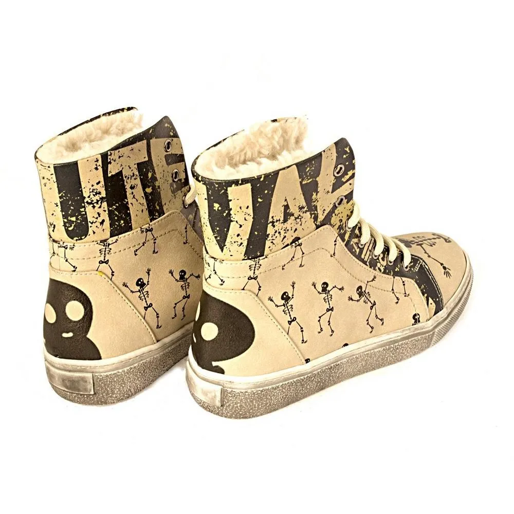 Skeletons Short Boots JAS108