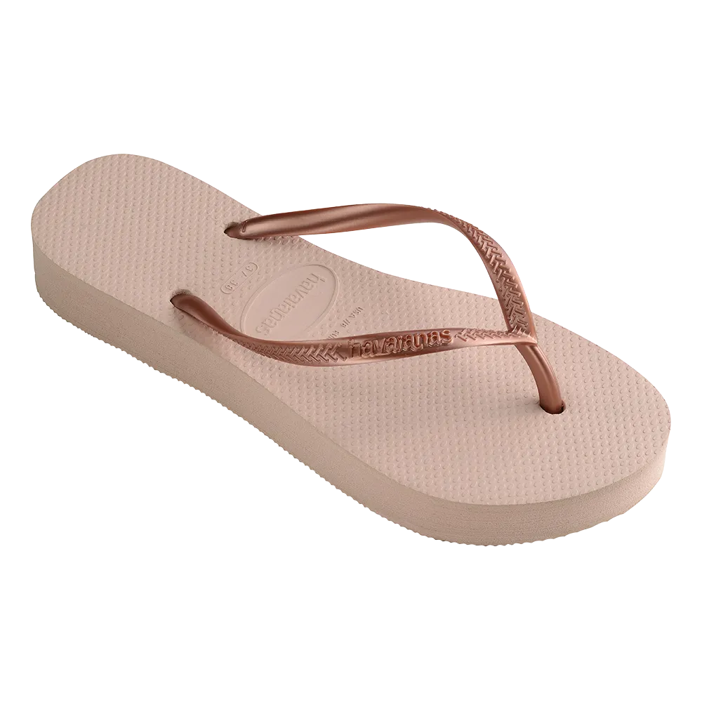 Slim Flatform Flip Flops