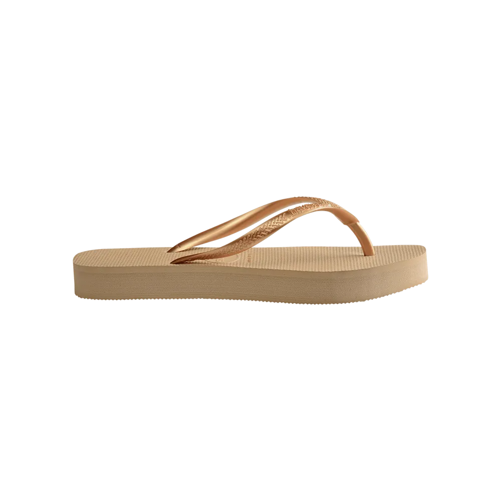 Slim Flatform Flip Flops