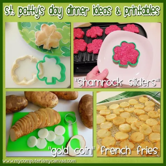 St. Patrick's Day Dinner Ideas with Printables