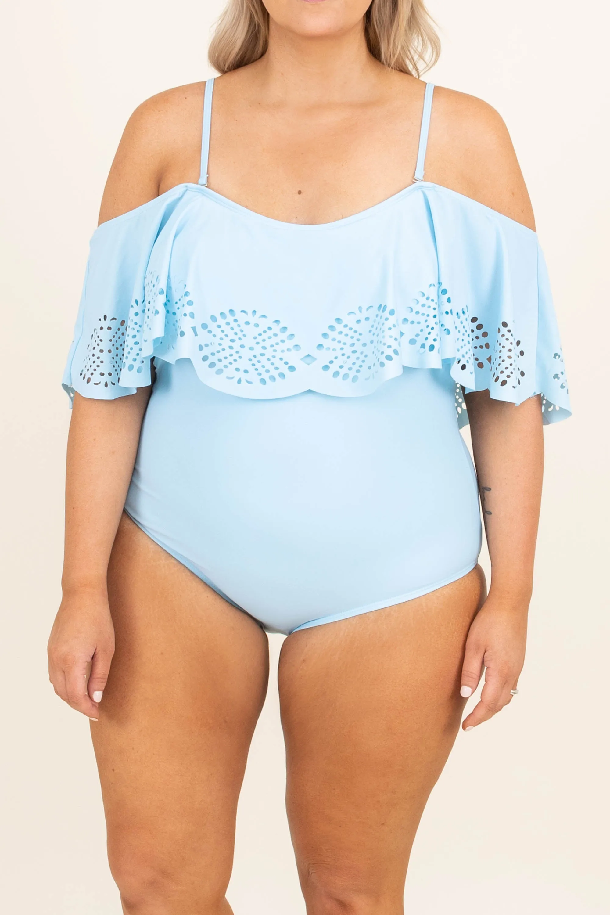 Sunrise and Shine Swimsuit, Cornflower Blue