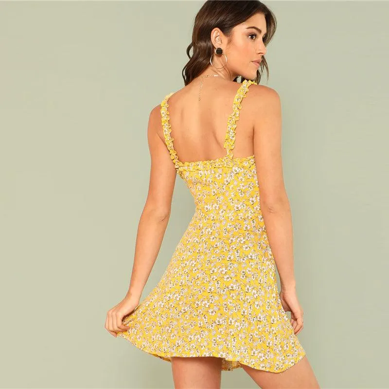 SUNSHINE & FLOWERS DRESS