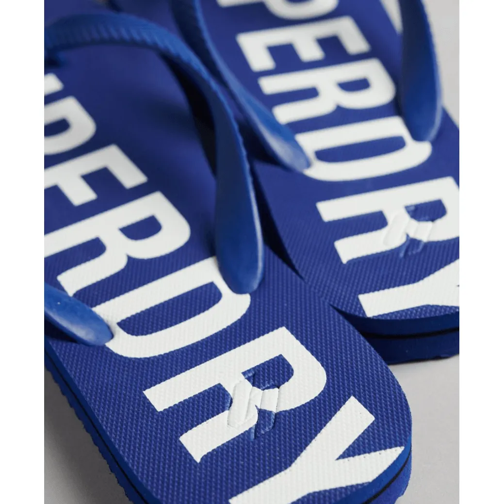 Superdry Mens Code Essential Flip Flop Royal