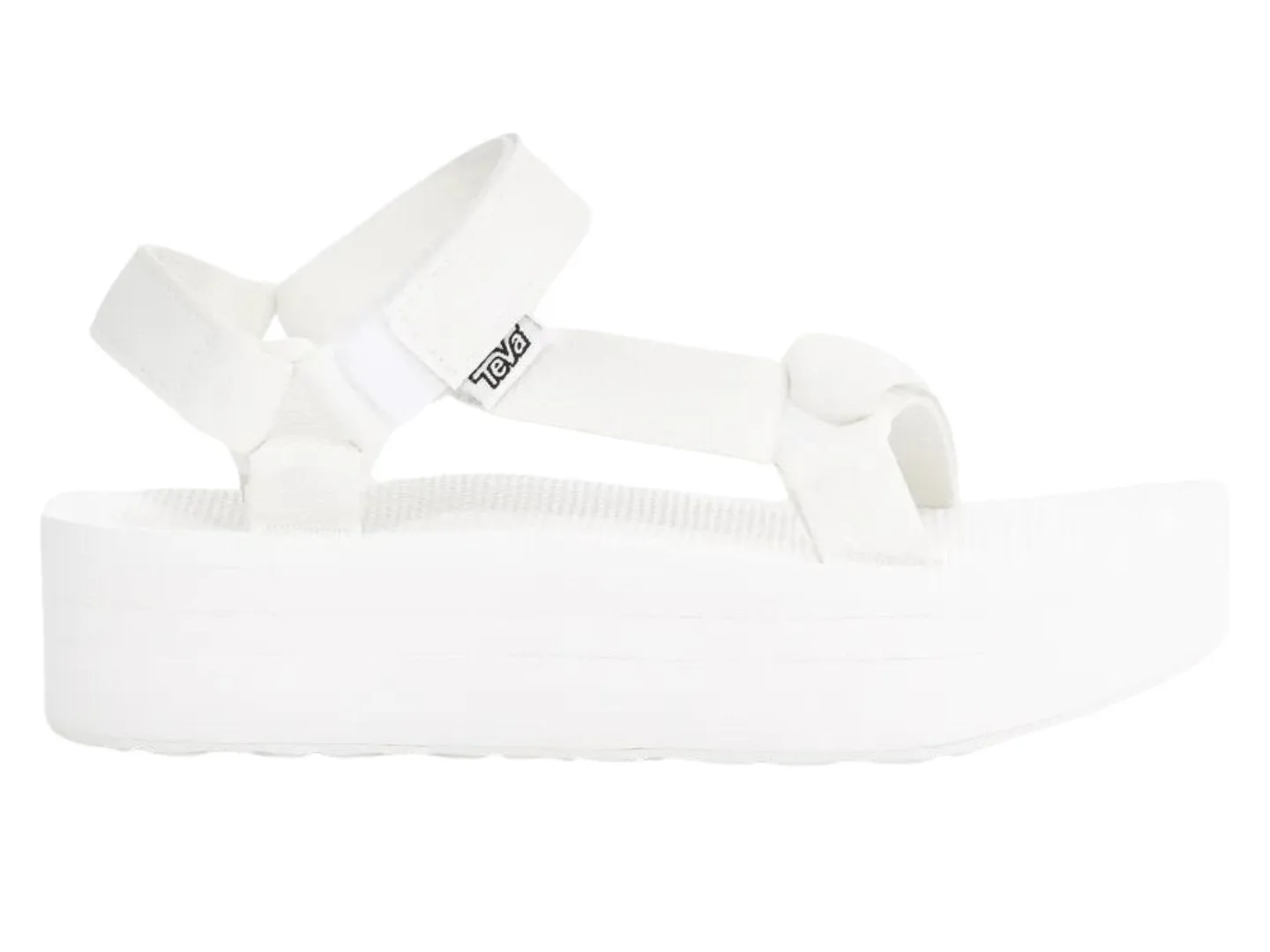 Teva: Flatform Universal in Bright White