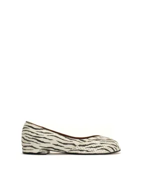 Tiffy Calf suede print Zebra