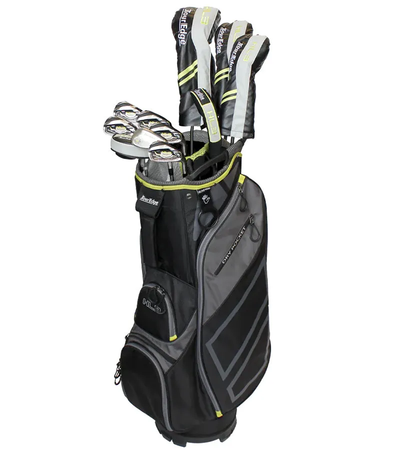 Tour Edge Senior Mens HL3 To-Go Complete Golf Set - Cart Bag