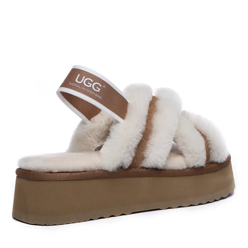 UGG Sayuri Platform Cross Slides