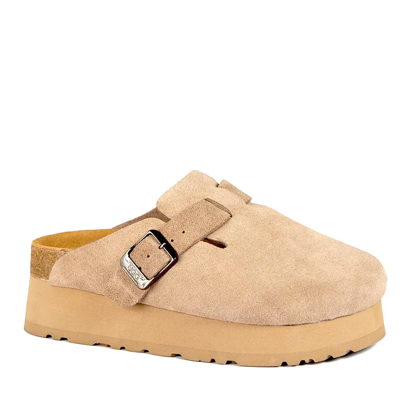 UGG Valentina  Platform Suede Leather