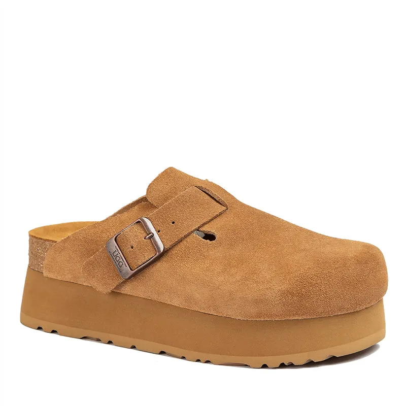 UGG Valentina  Platform Suede Leather