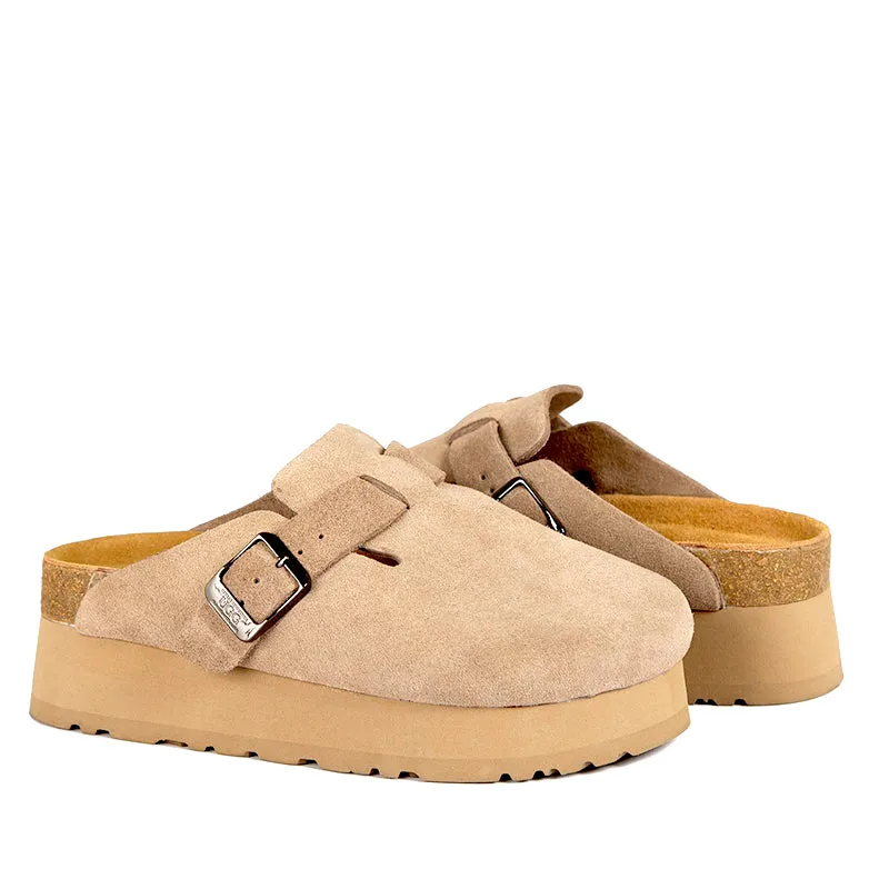 UGG Valentina  Platform Suede Leather