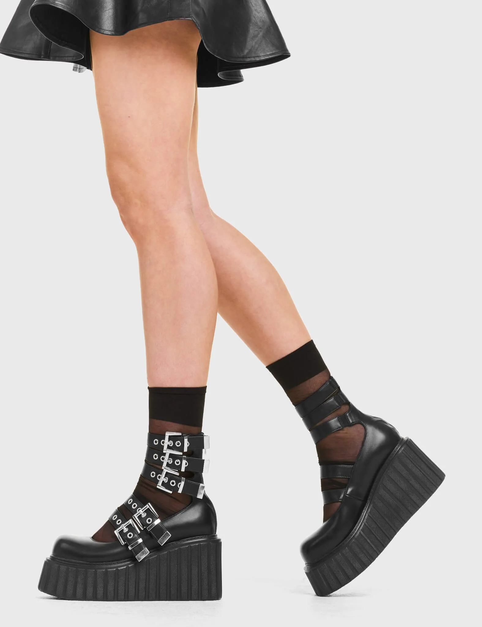 Under The Influence Chunky Platform Creeper Shoes