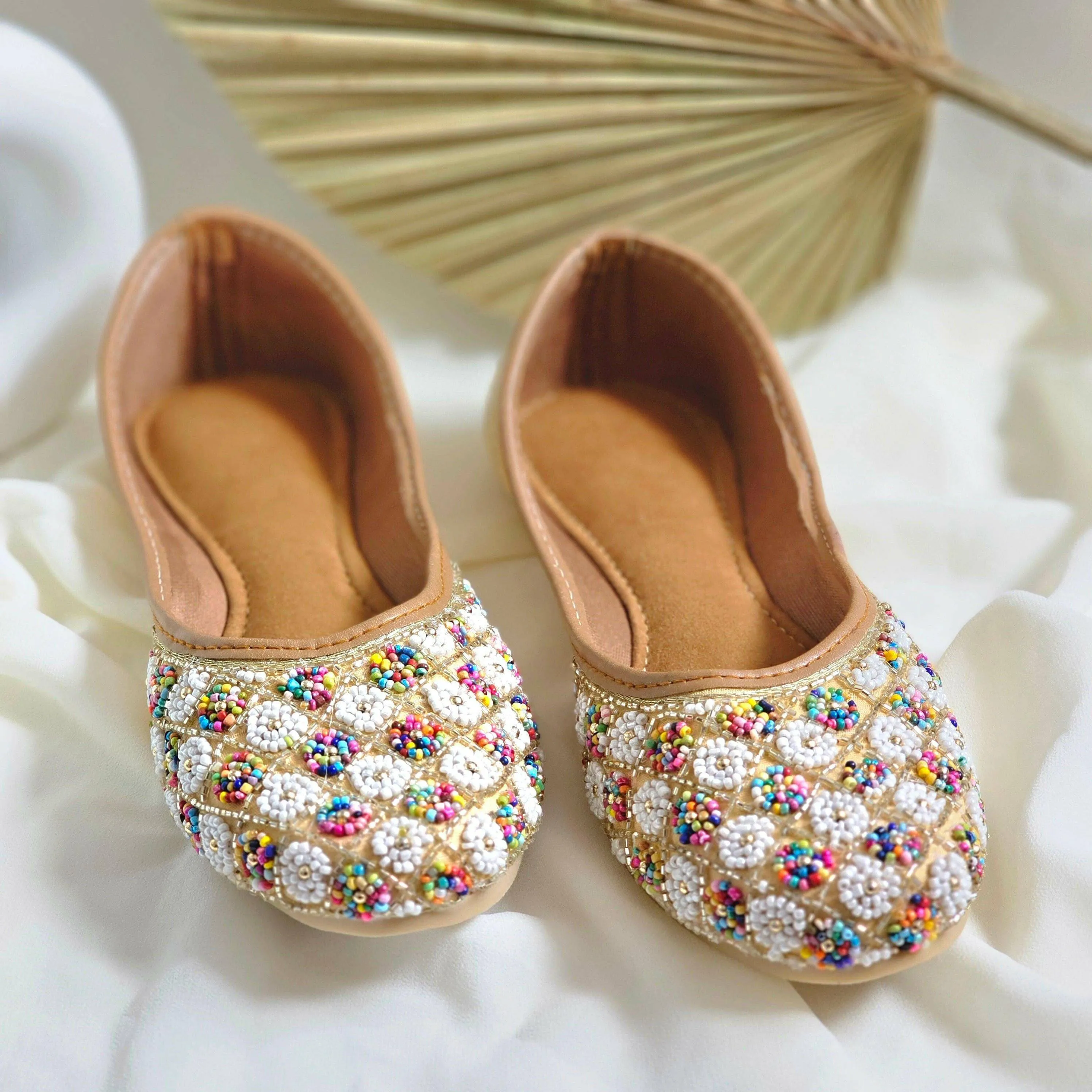 Usha - Golden Beige Ballerina