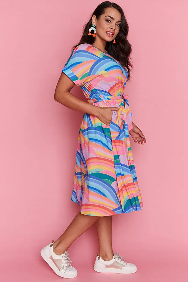 Valencia Rainbowscape Dress