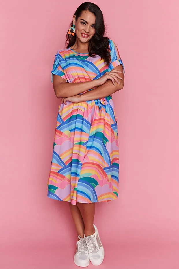 Valencia Rainbowscape Dress