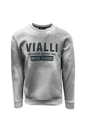 Vialli Glazzer Silver Grey Sweater