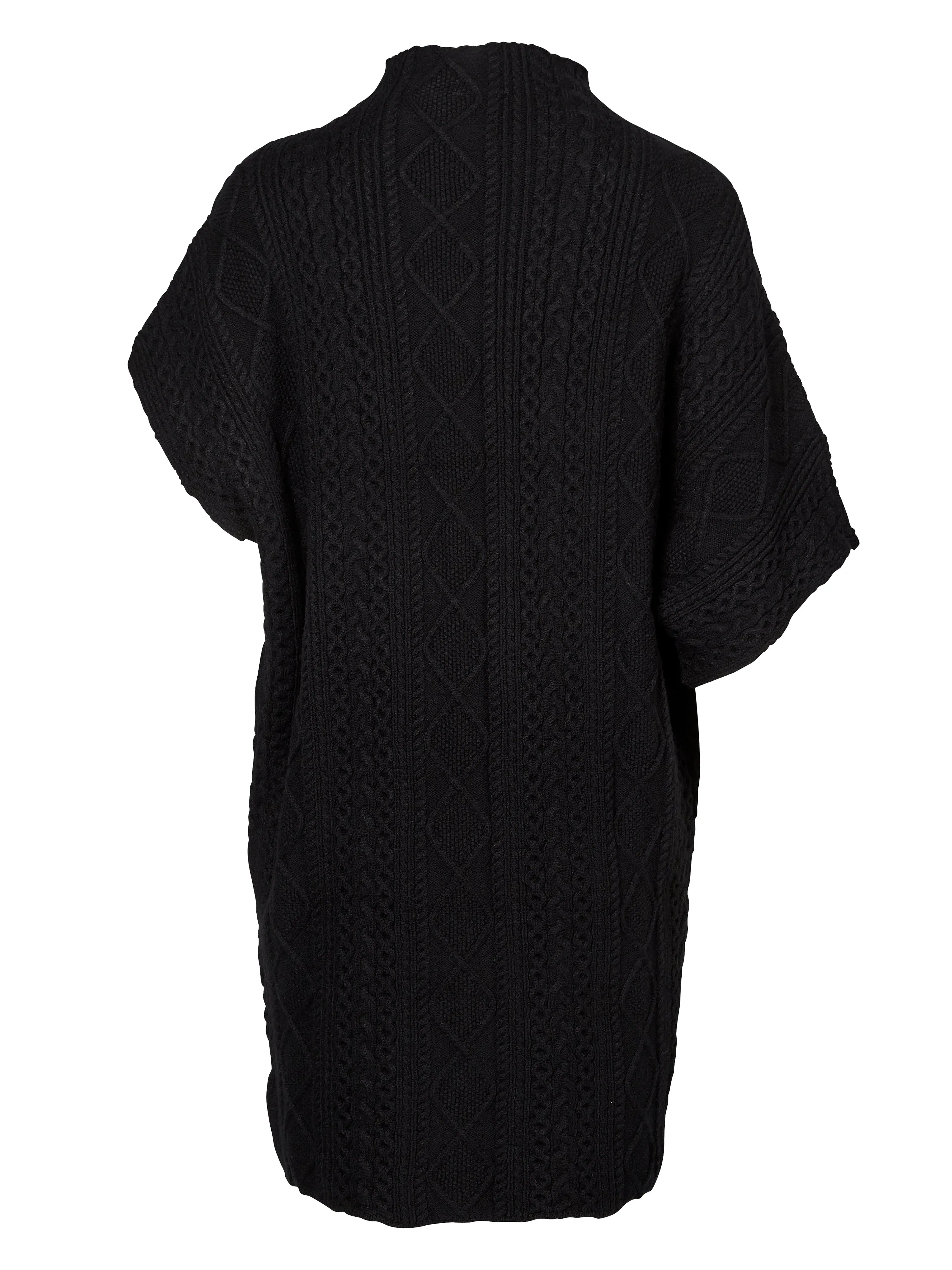 VILNA striped tunic - Black