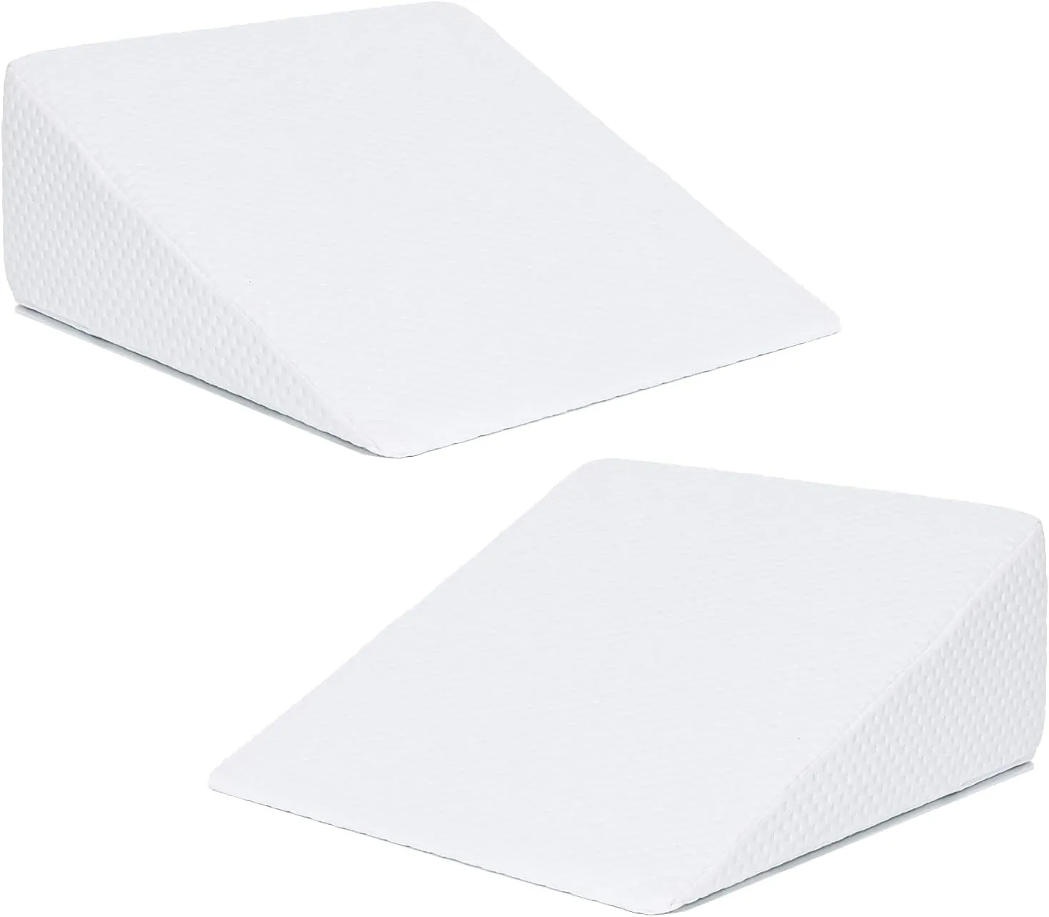 Wedge Pillow Set 2 in 1 Foam Bed Wedge Pillow (24 x 24 x 7.5 inches) 2 pack