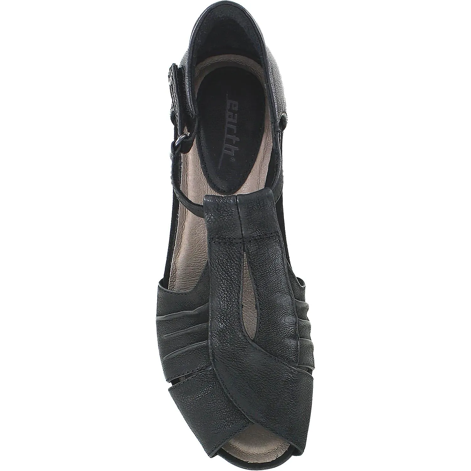 Women's Earth Primrose Black Leather